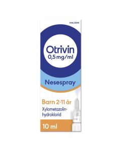 Otrivin nesespray 0,5 mg/ml 10 ml