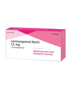 Levonorgestrel Norfri 1,5mg tabletter 1stk