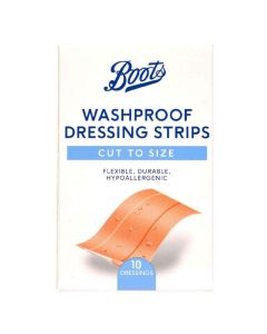 Boots Washproof Dressing Strips, 10stk