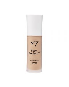 No7 Stay Perfect Foundation SPF30 30ml, Calico