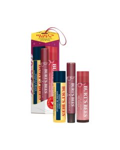 Burt Bees Mistletoe Kiss Red Trio