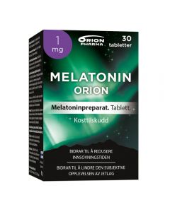 Melatonin Orion 1 mg tabl. 30 stk