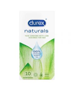 Durex Naturals kondomer, 10stk