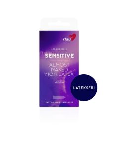 RFSU So Sensitive Lateksfritt Kondom, 6stk