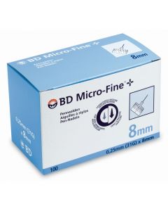 BD Micro-Fine™+ 8mm Pennekanyle 31G 100 stk