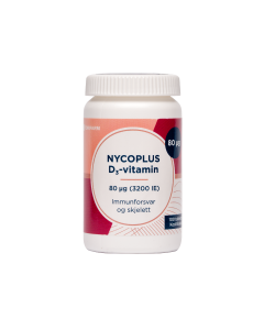 Nycoplus D3-vitamin 80 mcg tabletter 100 stk