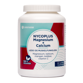 Nycoplus Magnesium+Calcium tabletter 100 stk