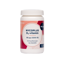 Nycoplus D3-vitamin 80 mcg tabletter 100 stk