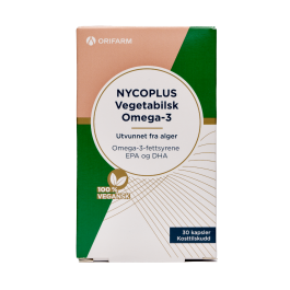 Nycoplus Vegetabilsk Omega-3 fra alger kapsler 30 stk