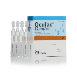 Oculac øyedråper 50 mg/ml 0,4 ml 20 stk