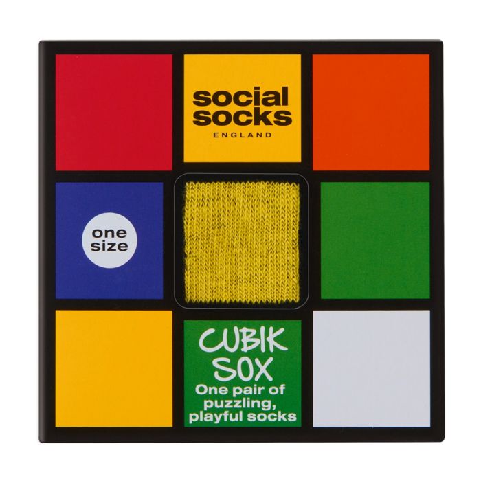 Social Socks CUBIK FEET 1par