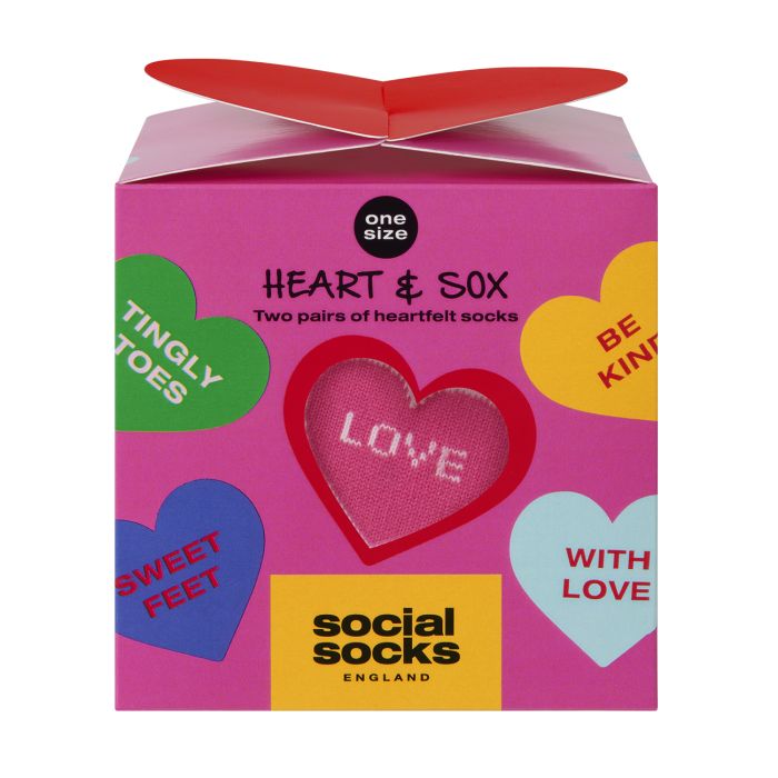 Social Socks HEART AND SOXS  2par