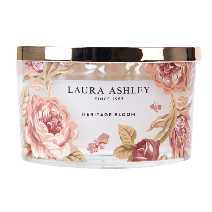 Laura Ashley  Tri-Wick Candle 410g