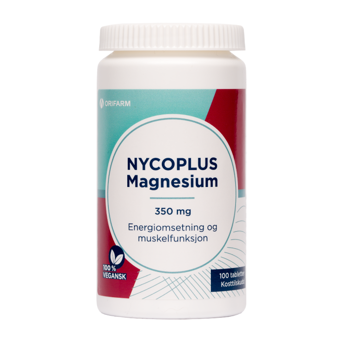 Nycoplus Magnesium 350mg tabletter 100 stk