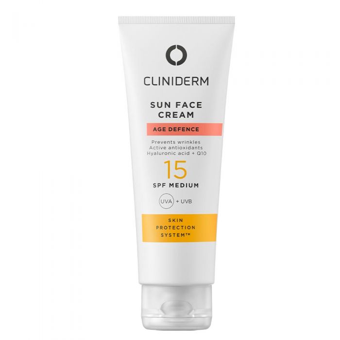 cliniderm sun face cream