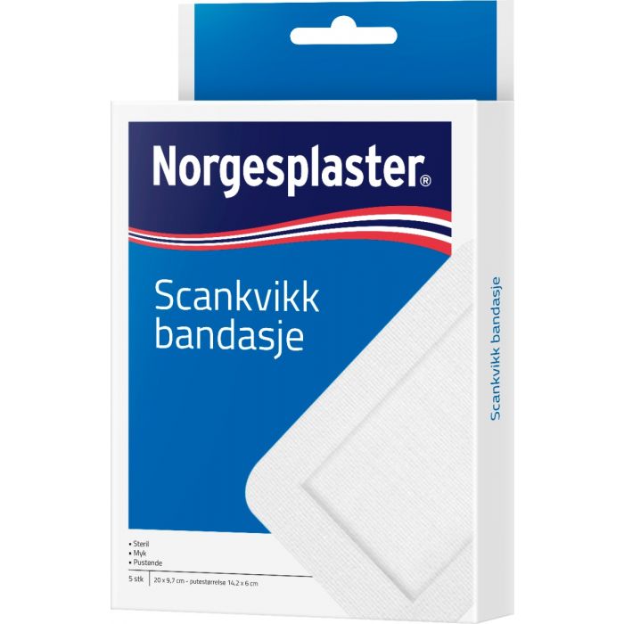 NP Scankvikk Bandasje sterile, 20x9,7 cm