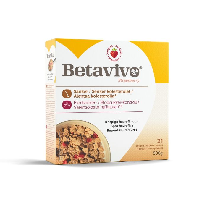 Betavivo sprø havreflak strawberry