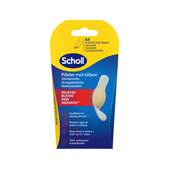 Scholl Gnagsårplaster tær 6stk