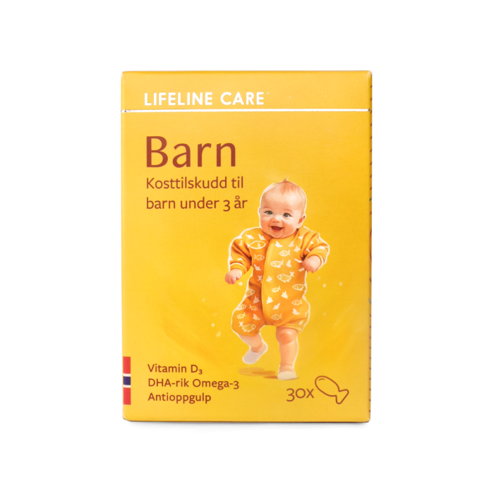 Lifeline Care Barn Kosttilskudd kapsler 30 stk