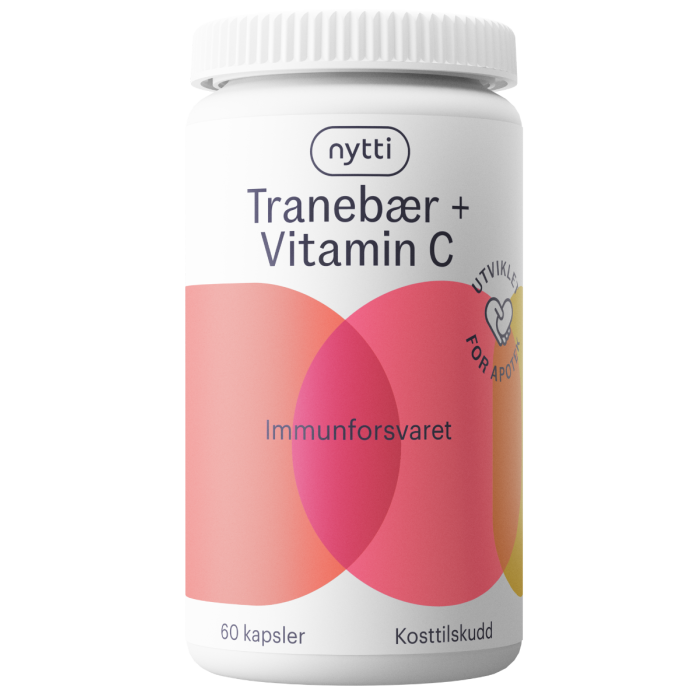 Nytti Tranebær + Vitamin C