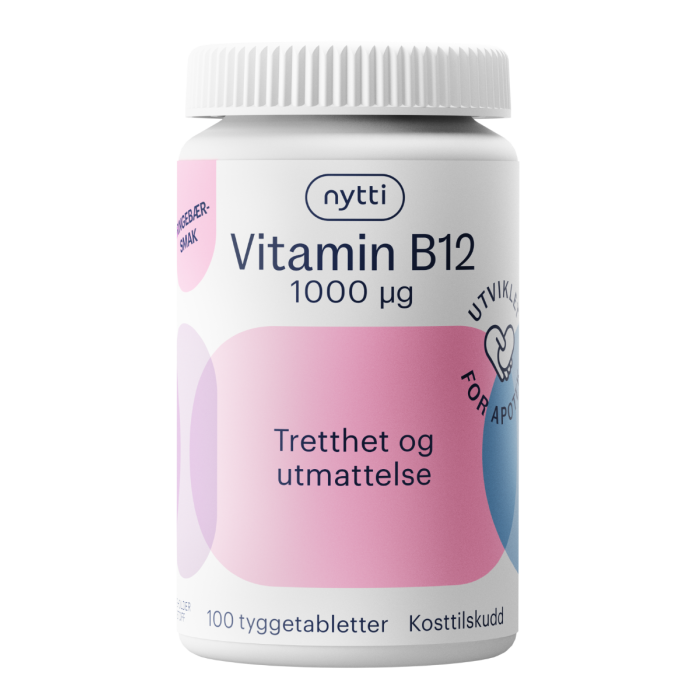 Nytti Vitamin B12 1000 µg