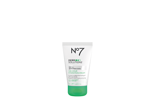 No7 DERM SOLUTIONS™ 100hr Hydration Cream– fuktighetskrem for tørr og sensitiv hud